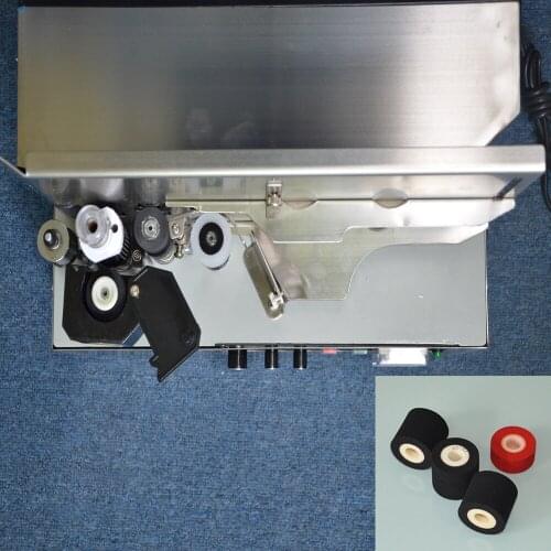 Hot sale my 380 batch lot number code printer on pharmacy and food industry with 2 pcs hot roll samples