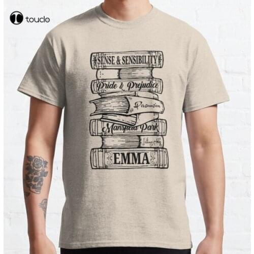 Jane Austen Vintage Book Club Mr. Darcy Fans Literary Quotes Gifts Classic T-Shirt Tee Shirt