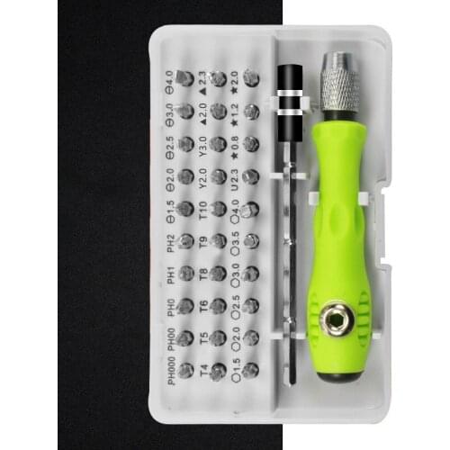 Multifunctional screwdriver bit set 32 in 1 Mobile phone and computer electronic products maintenance and disassembly tools