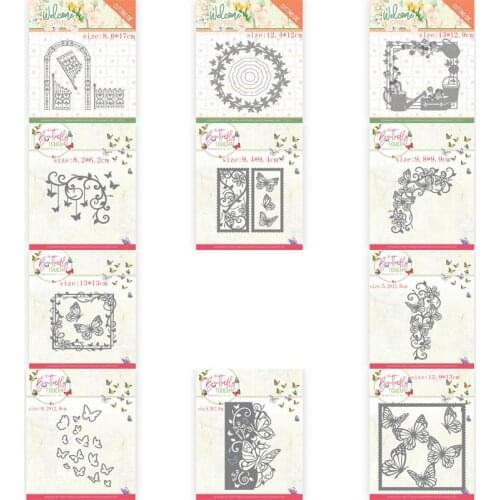 Sirius Butterfly World Combo Metal Cutting Dies Stencils Template for DIY Scrapbooking Embossing Paper Cards Album Making Craft