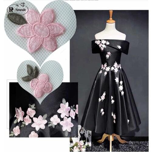 New fashion The pink flower cloth paste Headdress decals DIY clothing accessories RS1530