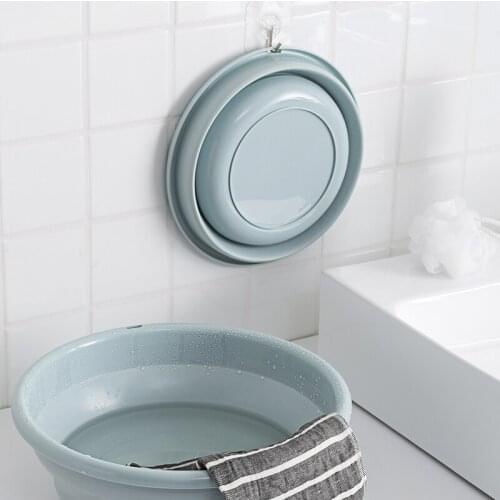 Portable Folding Bucket Foldable Basin Tourism Outdoor Folding Bucket Fishing Camping Car Washing Bucket Outdoor Cleaning Tools