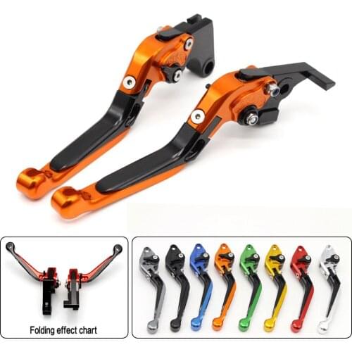 Adjustable Folding Extendable Brake Clutch Levers For KTM 690 1290 SUPER DUKE R/GT 2014-16 990 SuperDuke 2005-12 RC8 / R 2009-16