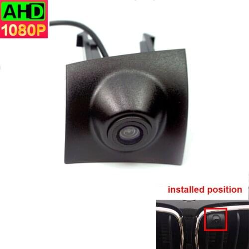 Wide Angle 1920*1080P AHD Night Vision Car Front View Logo Camera for BMW X5 2015 2016 Firm Installed In the Net Grille