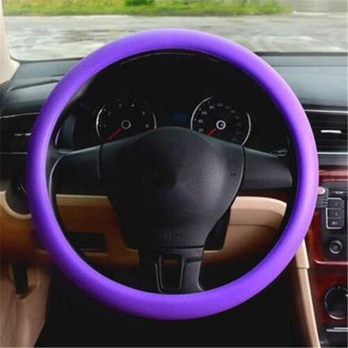 Ladysmtop Silicone car Steering Wheel Cover case For Chery Tiggo Fulwin A1 A3 QQ E3 E5 G5 V7 EMGRAND EC7 EC7-RV EC8