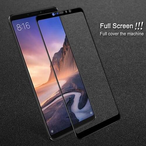 IMAK for Xiaomi Mi Max 3 Glass Screen Protector IMAK Pro+ Version Full Coverage Tempered Glass for Xiaomi Mi Max3