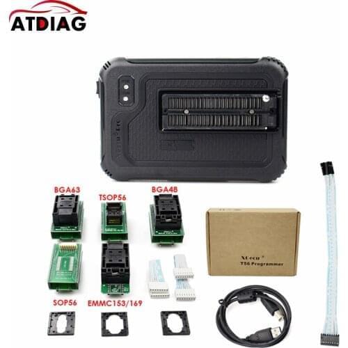 Newest Version XGecu T56 Universal Programmer With BGA63 BGA48 SOP56 TSOP56 EMMC153/169 Adapter Super Performance High Speed