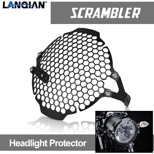 Motorcycle Headlight Protector Cover For Ducati Scrambler Full Throttle Urban Enduro Sixty2 Scrambler 1100 Scrambler 800 Parts