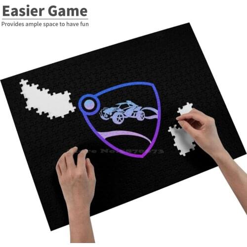 Rocket League Badge Jigsaw Puzzle Game Wooden Toys Assembling Picture Games Toys Rocket League Rocket Soccer Xbox Playsation