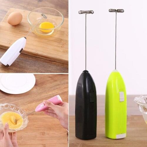 1pc Stirrer Portable 22*4.5*2cm Milk Whisk Battery Version Mini Handheld Electric Whisk For Whisking Egg Cream Batter And Cake