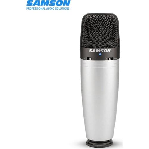 100% Original SAMSON C03 multi-pattern condenser microphone for recording vocals and acoustic instrument without carry case