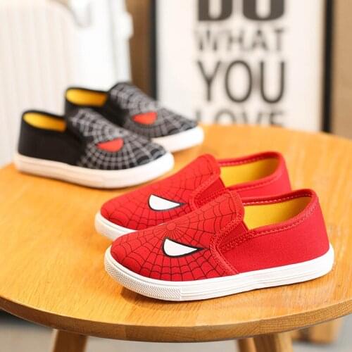 Disney 2021 new childrens cartoon spiderman boys and girls non-slip soft sole casual shoes sports shoes student running shoes
