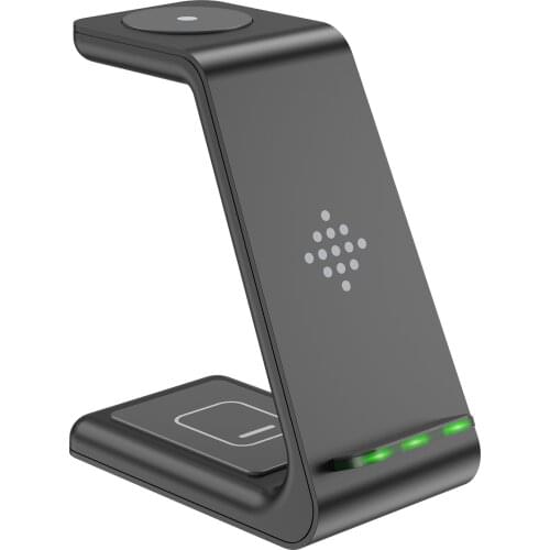 Wireless desktop charger for iPhone 12, 11, watch, airplads, 3 in 1, wireless charging station, For Samsung Galaxy buses