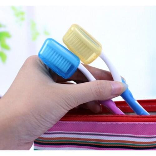 1 Piece Portable Travel Toothbrush Cover Wash Brush Cap Case Box Hot Bathroom Accessories