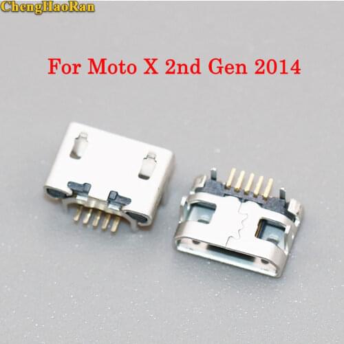ChengHaoRan 2-20PCS Micro USB Charging Jack Socket Connector Port For Motorola Moto X 2nd Gen 2014