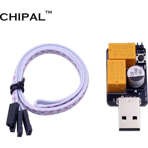 CHIPAL Watchdog card USB Unattended Automatic Restart Blue Screen Crash Timer Reboot With switch For server monitoring system