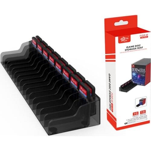 Game Card CD Disks Holder Case Stand Storage Box For Nintendo Switch NS Accessories Bracket Dock