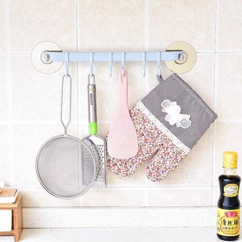 Kitchen Bathroom Hook Rack Double Suction Cup Towel Rack Hook Holder Lock Type Sucker Adjustable Double Cup Strong Hanging Hook