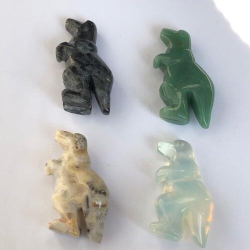 Dinosaur Fine Sculpture Excellent Natural Crystal Bedroom Decorative Lovely little animals