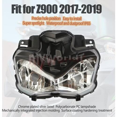 High quality HeadLight Assembly Headlamp Fit For Kawasaki Z900 2017-2019 Motorcycle