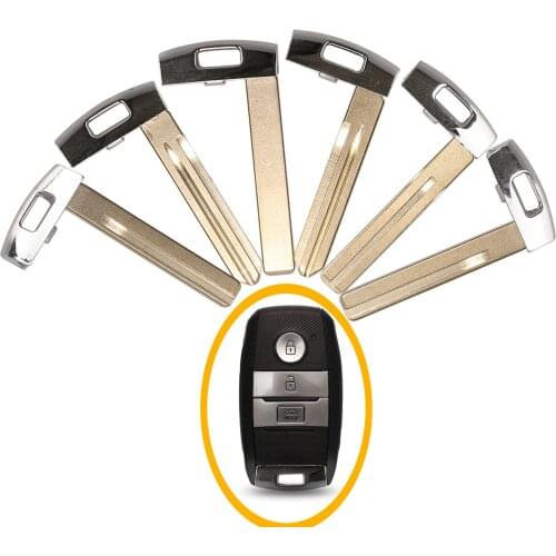 Kutery Remote Car Smart Key Keyless Emergency Insert Uncut Blade Blank For KIA K5 Sportage Sorento