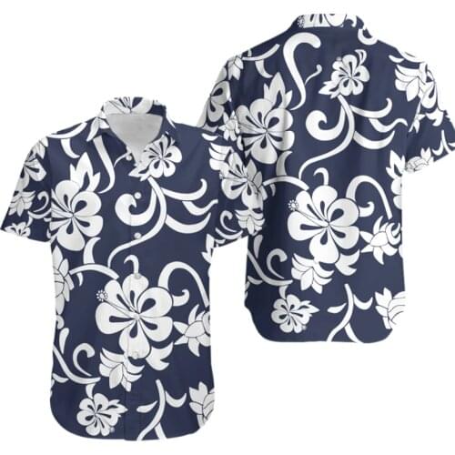 2021 Hot Sale Men Clothing Usa Size Oversized Button Shirt Anime Printing Hawaii Short Sleeve Manshirt