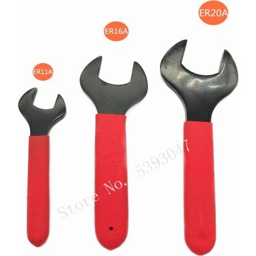 A set ISO20/ISO25 tool holder Wrench ER11A ER16A ER20A high quality cast steel wrench engraving and milling parts