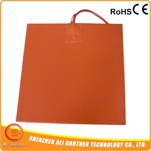 Customize 900x900mm 2000W 220V Silicone Heater Pad,w/100k thermistor,3M Tape,3D printer pad. printer mat