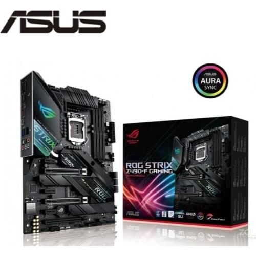 NEW For ASUS ROG STRIX Z490-F GAMING Motherboard Socket LGA 1200 DDR4 M.2 nvme ssd For Intel Z490 Original Desktop Mainboard
