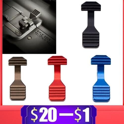 New High Quality CNC Aluminum Alloy Bolt Stop For M4/M16 Series Airsoft AEG Gel Blaster Bolt Catch Paintball Accessories