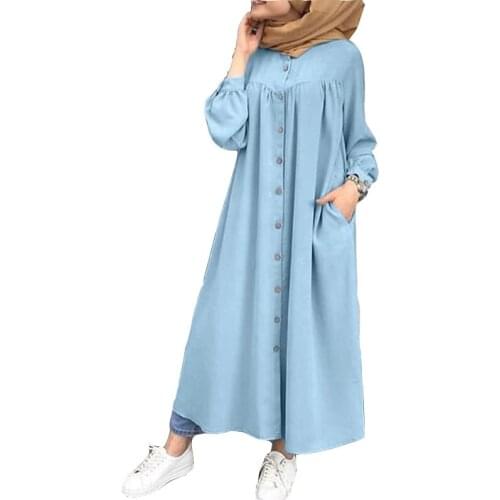 Autumn Casual Temperament Long Sleeve Women Stand Collar Large Swing Dress 2021 Large Size Loose Fashion Women Long Dress NBH17
