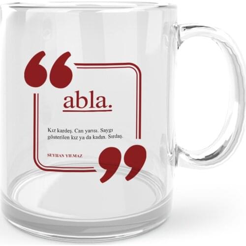 Personalized Big Sister Glass Mug Cup-3