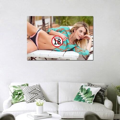 Sexy Girl Beautiful Model Photo Wall Art Poster Print For Living Room Canvas Painting For Home Decor