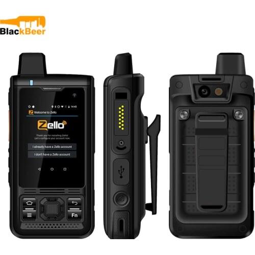 UNIWA B8000 Android 8.1 Walkie Talkie IP68 Waterproof MobilePhone MT6739 4G LTE Quad Core Smartphone POC Zello Cellphone 4000mAh