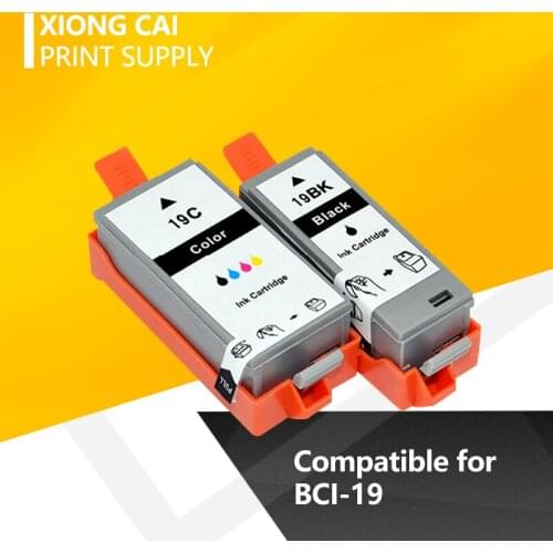 Compatible Ink Cartridges For canon BCI 19 BCI-19 BCI19 For Canon Pixus mini260 360 iP100 printers ink cartridge