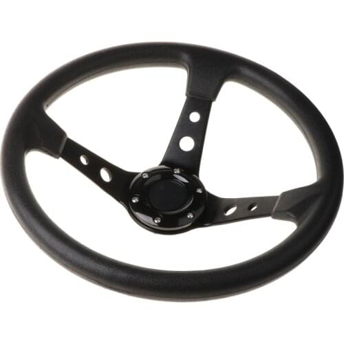 Sport Steering Wheel Universal 4 inch PVC Leather Auto Racing Steering Wheels