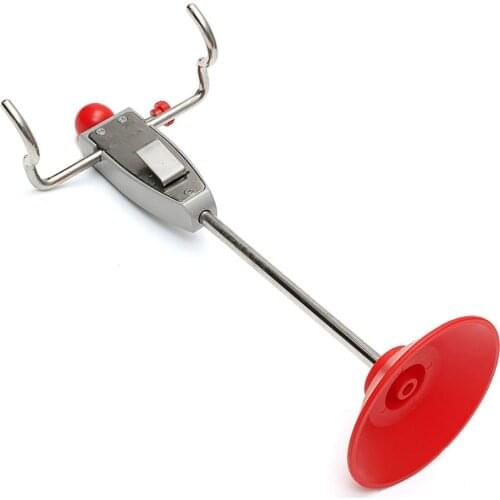 14.5 Inch Car Alignment Rack Truck Van Steering Wheel Leveling Holder Stand Tool System Red Silver