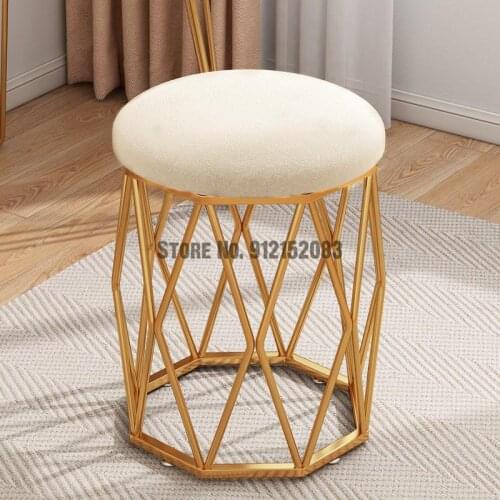 Makeup stool light luxury makeup chair net red ins chair girl cute bedroom dressing stool manicure dressing table stool
