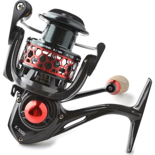 Carbon Fishing Reel Spinning Ultralight Series Carp Fishing Wheel Pesca Japan 5.2:1 9+1BB 1000 2000 3000 4000 Fishing Tackle