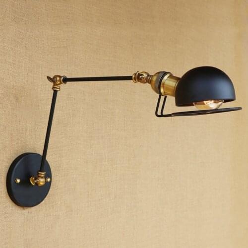 Vintage Loft style Industrial Wall Light Home Lighting Adjustable Swing Long Arm Wall Light Retro Sconce Lamparas De pared