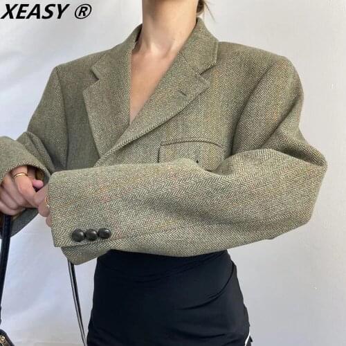 Women's Tweed Blazers XEASY China