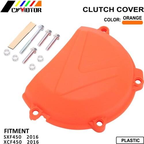2016 Motorcycle Clutch Cover Protector Guard For KTM SXF450 XCF450 SX450F XC450F SXF XCF 450 Dirt Pit Bike