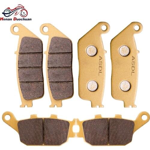 3pair Motorcycle Front Rear Brake Pads Parts For HOMDA CB 600 CBF 600 CB750 CBF 1000 FOR KAWASAKI Z 750 Z 750 ABS #c