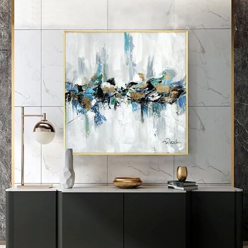 Abstract Texture Painting Handmade Oil Painting On Canvas Modern Canvas Knife Landscape Paintings For Home Wall Art Decoration