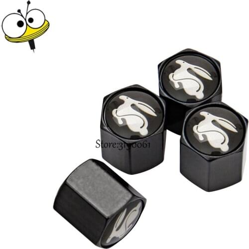 Car Styling Wheel Rims Sticker Tire Valve Stem Caps For Volkswagen GTI Rabbit Polo Golf Sharan Touran Jetta Passat R32 Lavida