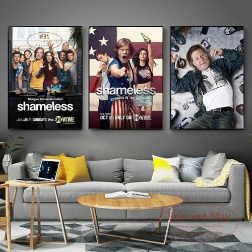 Shameless Tv Series Film Posters And Prints Wall Pictures For Living Room Vintage Poster Decorative Home Decor Quadro