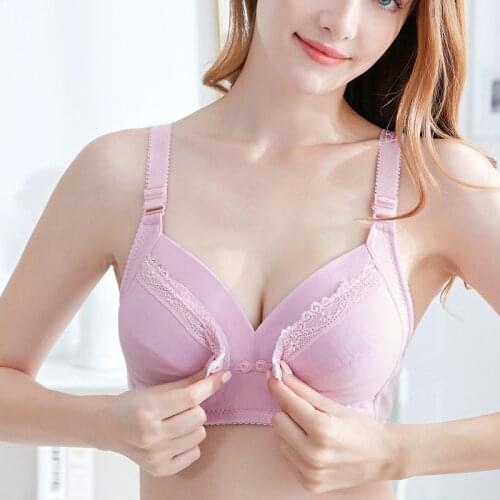 Bras For Feeding Cotton Bras For Women Maternityn Breastfeeding Bra Pregnancy Clothes Bras Large Sizes Under Wear