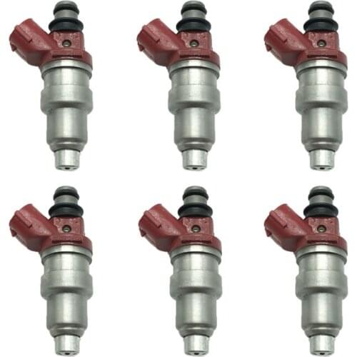 6pcs Fuel Injector Nozzle For Toyota CAMRY VISTA 1.8 4SFE SXS11 ST190 Engine 23250-74130 23209-74130 2325074130 2320974130