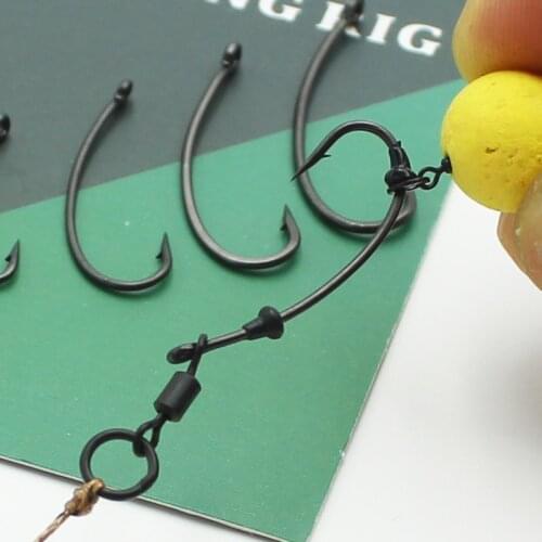 20PCS Barbed Fishing Hook Long Shank Carp Hook Telflon Coated Longshank Carp Chod Rig Hook Jig Fishhook Fishing Tackle Accessory
