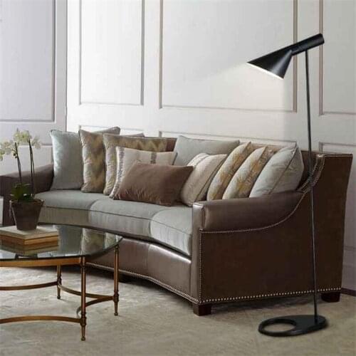 L77-Post-modern Design AJ Floor Lamp Black/White Metal Stand Light E27 Table lamp for Study Room Living Room Bedroom , drop ship